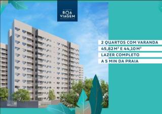 Exelente apartamento em Boa Viagem, 2 quartos e Varanda.