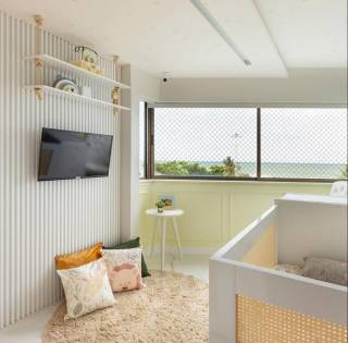 Edf. Enseada da barra, 186m², 4 quartos,sendo duas suítes (closet) vista mar .