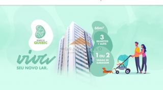 EDIFICIO QUEBEC 66M2, AREA DE LAZER COMPLETA, LOCALIZAÇÃO PRIVILEGIADA, OPORTUNIDADE DE COMPRA SEU NOVO IMOVEL
