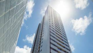 Edf. Vancouver, 56m², 2 quartos, andares altos, vista mar, ótima localização.