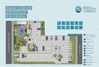 Edf. Brisa dos Nobres, 68m², LANÇAMENTO, três quartos, uma suíte, bem localizado, prox de parques, farmácias, mercado  e hospitais.
