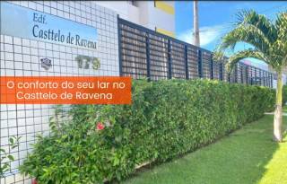 Edf Castelo de Ravena, 47m², dois quartos, 1 suíte, andar alto, Zona Norte, Pronto para morar.