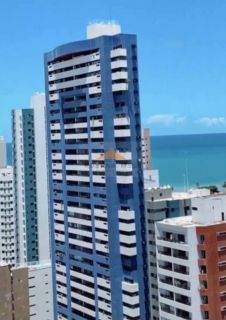 Edf. Praia de Guarapuá em Setúbal a cerca de 350m da praia. Nascente, 3 quartos (1 suíte), opção para 4 quartos ou home office, ou sala para 3 ambientes, com armários, instalações para split, WC's com box blindex e armários, varandão, despensa, dependênci