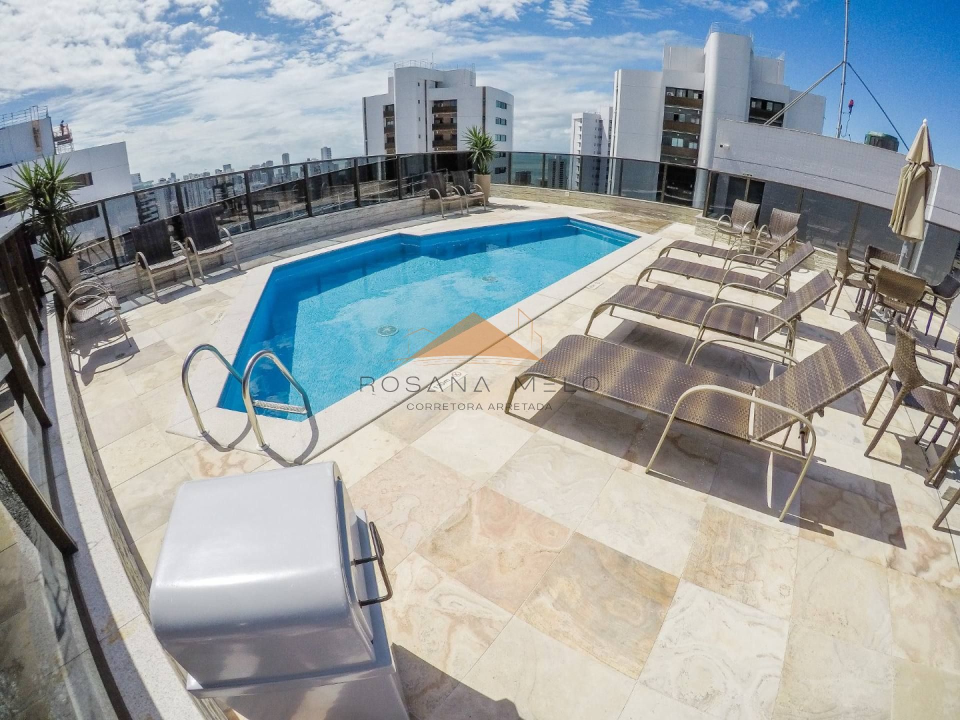 BEACH CLASS,flat a venda com 41m² em Boa Viagem