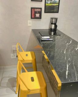 Flat Edf.Costa dos Rios,27m com 01 quarto,mobilhado e area de lazer completa  no bairro Boa Viagem em Recife