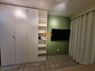 Flat Edifício Golden Beach, 36m², 1qto, 1WC, frente às piscinas naturais em Piedade