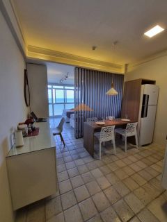 Flat Edifício Golden Beach, 36m², 1qto, 1WC, frente às piscinas naturais em Piedade