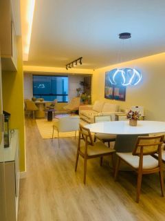 Edifício Costa Dourada, 140m², 3 quartos, 2 suítes, área gourmet, 2 vagas de garagem