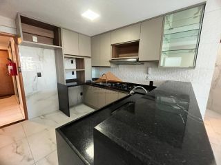 Edifício Alameda Santa Monica, 2 quartos, 1 suíte, varanda, móveis planejados, todo em porcelanato, 1 vaga de garagem