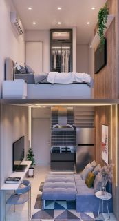 Aconchegante flat à venda no Edf. Harbor Living em Porto de Galinhas