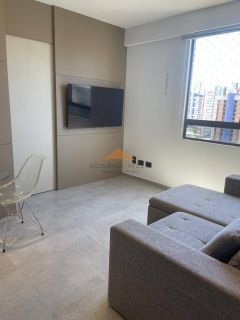 Edifício Spazio Classic com 34m², 1 quarto, 1 banheiro, nascente e próximo ao Shopping Recife
