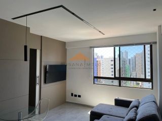 Edifício Spazio Classic com 34m², 1 quarto, 1 banheiro, nascente e próximo ao Shopping Recife