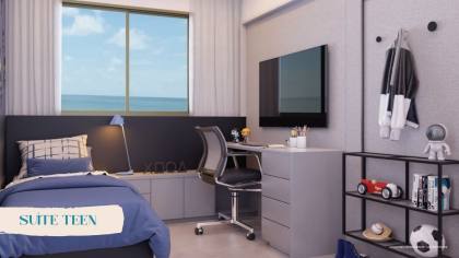 edificio terrazza beira mar, de 107 a 140 m2, 03 e 04 quartos, 02 garagens, em piedade, lazer completo, varanda ampla e gourmet.