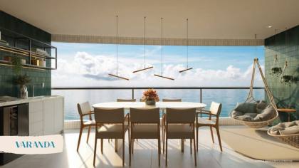 edificio terrazza beira mar, de 107 a 140 m2, 03 e 04 quartos, 02 garagens, em piedade, lazer completo, varanda ampla e gourmet.