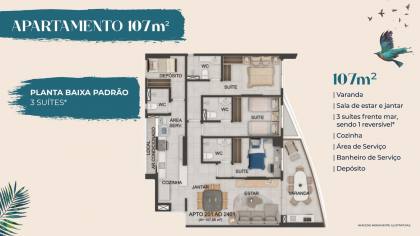 edificio terrazza beira mar, de 107 a 140 m2, 03 e 04 quartos, 02 garagens, em piedade, lazer completo, varanda ampla e gourmet.