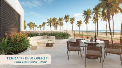 edificio terrazza beira mar, de 107 a 140 m2, 03 e 04 quartos, 02 garagens, em piedade, lazer completo, varanda ampla e gourmet.