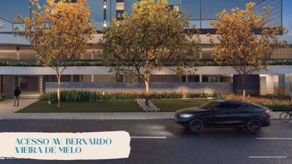 edificio terrazza beira mar, de 107 a 140 m2, 03 e 04 quartos, 02 garagens, em piedade, lazer completo, varanda ampla e gourmet.