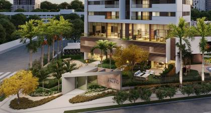 Apartamento à venda no Edifício Alameda Jardins, 132m, 4 quartos, 2 suítes, 1 banheiro social, 2 vagas de garagem