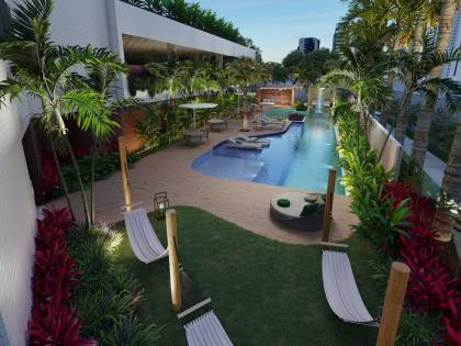 Apartamento à venda no Edifício Alameda Jardins, 132m, 4 quartos, 2 suítes, 1 banheiro social, 2 vagas de garagem