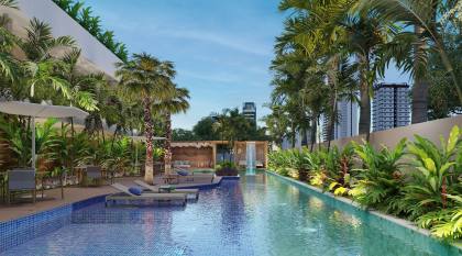 Apartamento à venda no Edifício Alameda Jardins, 132m, 4 quartos, 2 suítes, 1 banheiro social, 2 vagas de garagem