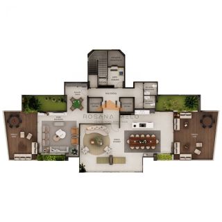 Apartamento com 4 quartos, 133m², lavabo, varanda gourmet, dependência completa, 2 vagas de garagem em Boa Viagem