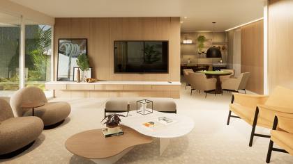 Edifício Mario Oliveira, 133m², 4 quartos, 3 suítes, lavabo, varanda gourmet, dependência completa, 2 vagas de garagem