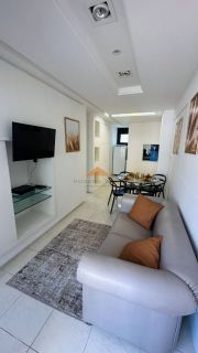 APARTAMENTO A VENDA EDIFICIO Studio Portal dos Mares,mobiliado 42m2,02 quartos,armários planejados,ar condicionado nos quartos,01 vaga privativa,piscina,academia,serviço de camareira,salão de festas