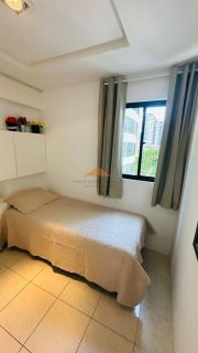 APARTAMENTO A VENDA EDIFICIO Studio Portal dos Mares,mobiliado 42m2,02 quartos,armários planejados,ar condicionado nos quartos,01 vaga privativa,piscina,academia,serviço de camareira,salão de festas