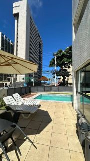 APARTAMENTO A VENDA EDIFICIO Studio Portal dos Mares,mobiliado 42m2,02 quartos,armários planejados,ar condicionado nos quartos,01 vaga privativa,piscina,academia,serviço de camareira,salão de festas