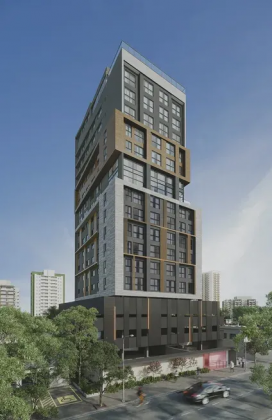 Studio à venda no Edifício AvNue Hall, 22,80m², 1 banheiro, cozinha, 1 vaga de garagem