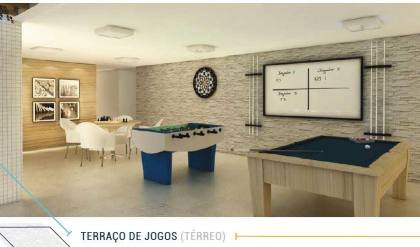 Apartamento à venda no Edifício Easy Barra, 58,83m², 2 quartos, 1 suíte, varanda, área de serviço, 1 vaga de garagem.