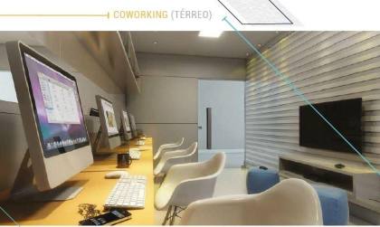 Apartamento à venda no Edifício Easy Barra, 58,83m², 2 quartos, 1 suíte, varanda, área de serviço, 1 vaga de garagem.