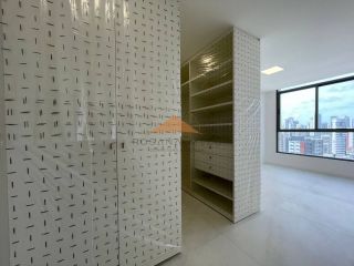 Edifício Alameda Brunehilde Trajano, 180m², 4 suítes, lavabo, dependência completa, móveis fixos, 3 vagas de garagem