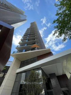 Edifício Alameda Brunehilde Trajano, 180m², 4 suítes, lavabo, dependência completa, móveis fixos, 3 vagas de garagem