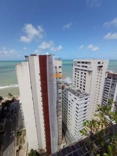 Edifício Maria Renda, 43,60m², 2 quartos, 1 suíte, área de serviço, 1 vaga de garagem, na Navegantes em boa viagem, predio novo.