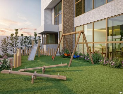 Apartamento à venda no Edifício Aurora Ville Residence, 58,88m², 2 quartos, 1 suíte, varanda, área de serviço, 1 vaga de garagem.