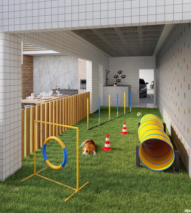 Apartamento à venda no Edifício Aurora Ville Residence, 58,88m², 2 quartos, 1 suíte, varanda, área de serviço, 1 vaga de garagem.