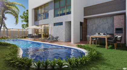 Apartamento à venda no Edifício Aurora Ville Residence, 58,88m², 2 quartos, 1 suíte, varanda, área de serviço, 1 vaga de garagem.