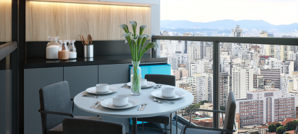 Edifício Residencial Villa Júlia, 53m², 2 quartos, 1 suíte, 1 vaga de garagem