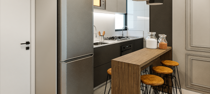 Edifício Residencial Villa Júlia, 53m², 2 quartos, 1 suíte, 1 vaga de garagem