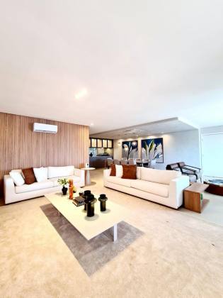 Edifício Mirante do Cais, 227m², 4 quartos, 4 suítes, closet, lavabo, varanda gourmet, dependência completa, 4 vagas de garagem