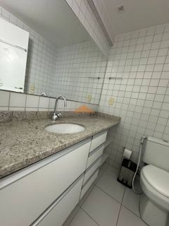 Edifício Joana Dhalia, 170m², 3 suítes, 1 Suíte Master, lavabo, mobiliado, dependência completa, 3 vagas de garagem