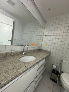 Edifício Joana Dhalia, 170m², 3 suítes, 1 Suíte Master, lavabo, mobiliado, dependência completa, 3 vagas de garagem
