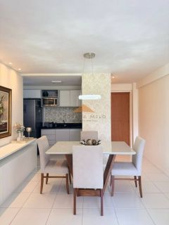 Oportunidade Edifício Porto das Palmeiras, Setúbal, 70 metros, varanda, sala, banheiro, 3 quartos, 1 suíte, cozinha, área de serviço, 01 vaga de garagem, piscina, salão de festas, academia, todo mobiliado