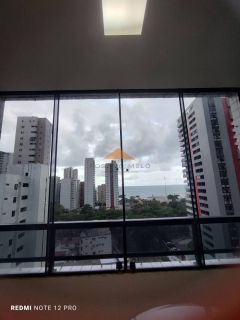 EDIFICIO CÍCERO SALES, EM BOA VIAGEM, COM 3 QUARTOS, 1 SUÍTE, 1BANHEIRO, 110 M², COM VISTA PRIVILEGIADA DO MAR.