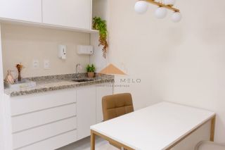 Sala mobiliada para consultório, 60m², mobiliado, 1 banheiro, 2 vagas de garagem, nascente