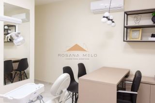 Sala mobiliada para consultório, 60m², mobiliado, 1 banheiro, 2 vagas de garagem, nascente
