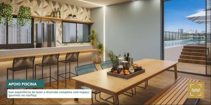 Apartamento a venda no Edifício Carlos Mendonça, 27,58m², 1 quartos, 1 banheiro, 1 vaga de garagem.