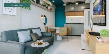 Apartamento a venda no Edifício Carlos Mendonça, 27,58m², 1 quartos, 1 banheiro, 1 vaga de garagem.