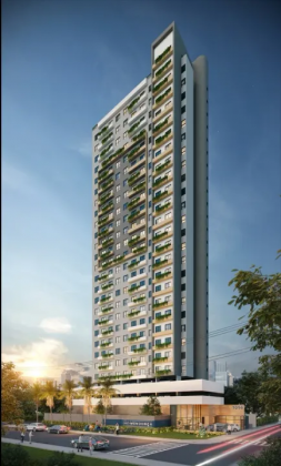 Apartamento a venda no Edifício Carlos Mendonça, 27,58m², 1 quartos, 1 banheiro, 1 vaga de garagem.